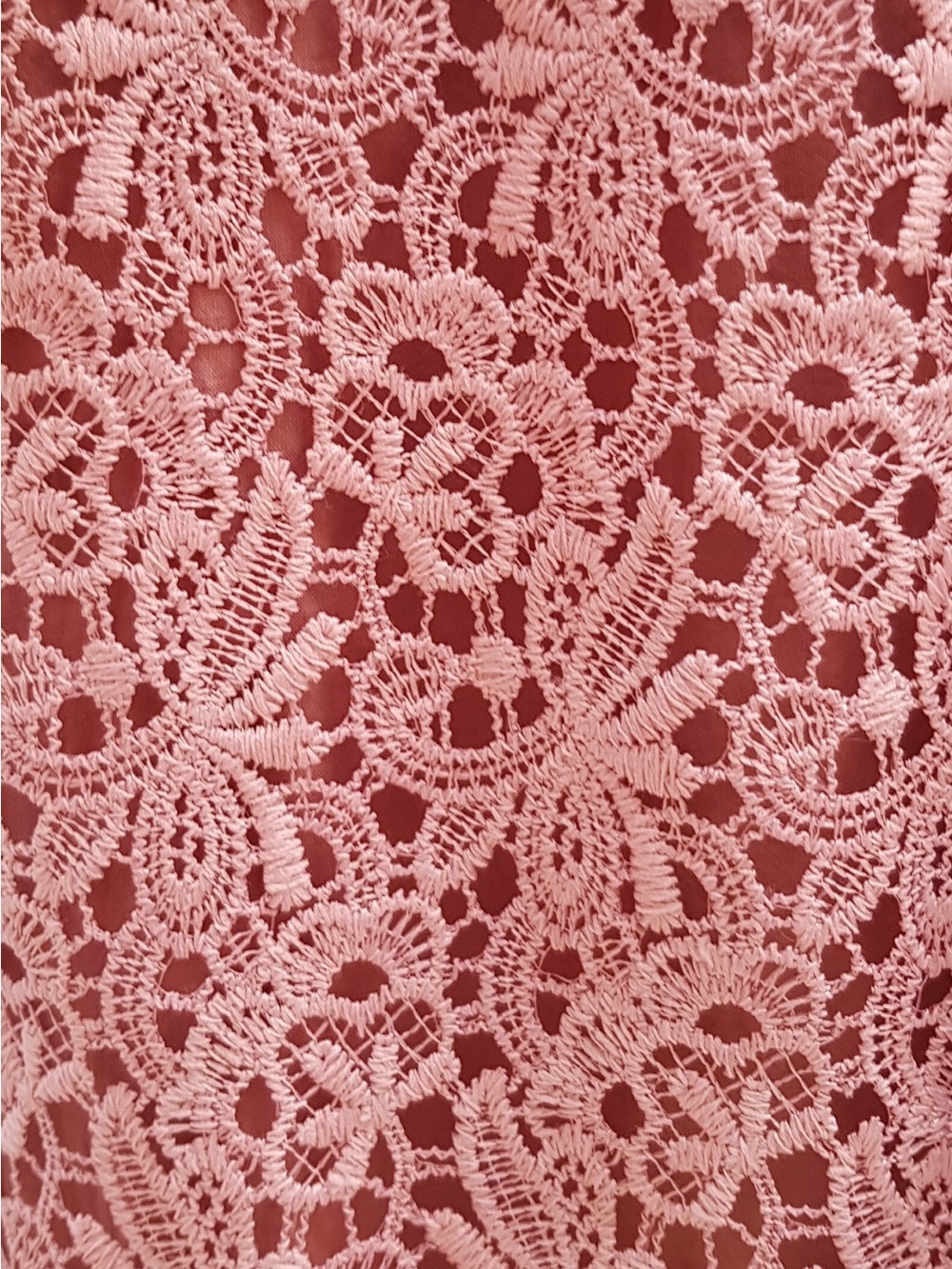 NA-KD Lace Off Shoulder Maxi Dress Dusty Rose Boho Romantic EU 40 Medium - Picture 13 of 13